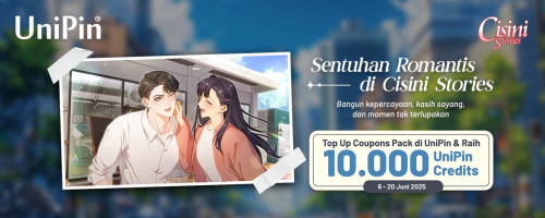 Buka Momen Kehidupan Romantis setelah Menikah di Cisini Stories! Top Up Coupon Pack & Raih 10.000 UniPin Credits